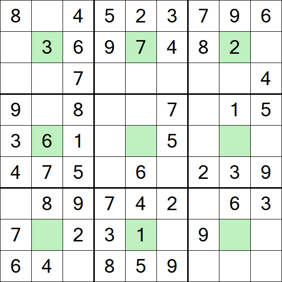 Center Dot Sudoku - Easy