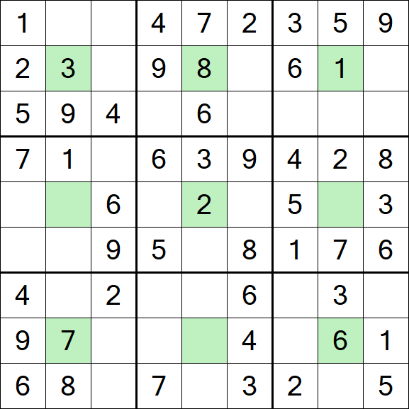 Center Dot Sudoku - Easy