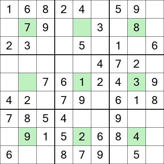 Center Dot Sudoku - Einfach