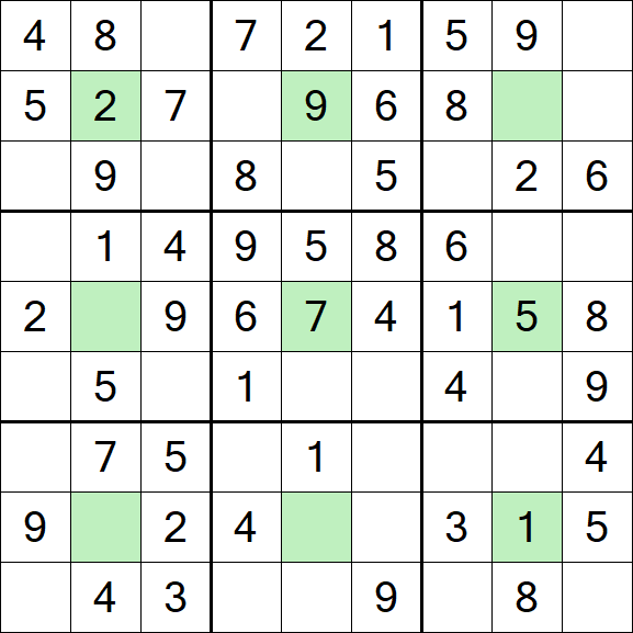 Center Dot Sudoku - Einfach