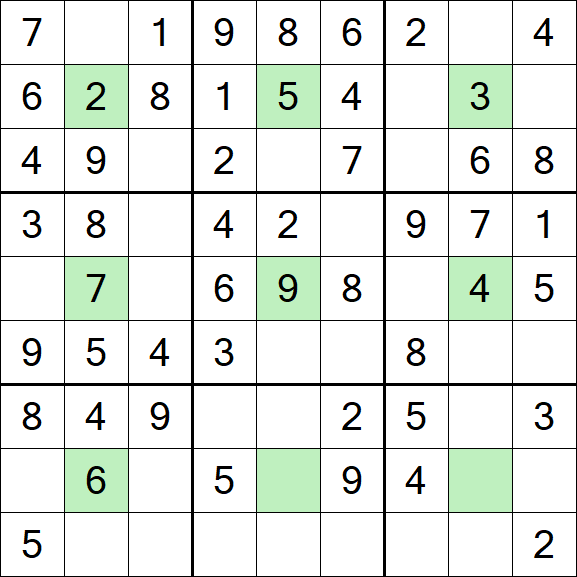Center Dot Sudoku - Einfach