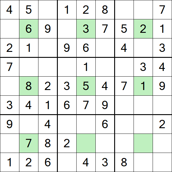 Center Dot Sudoku - Einfach