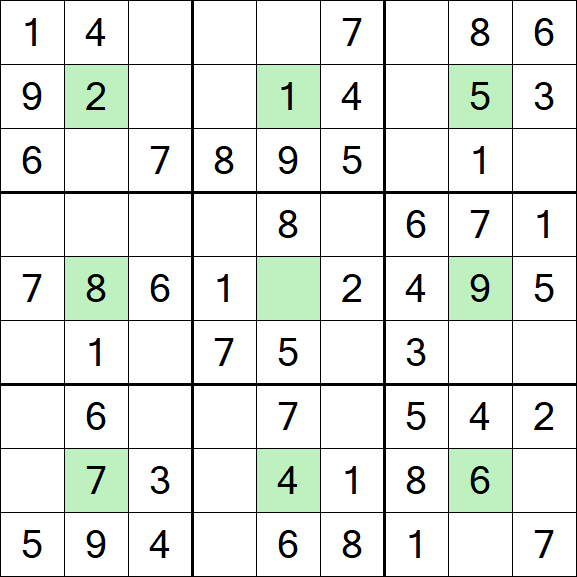 Center Dot Sudoku - Einfach