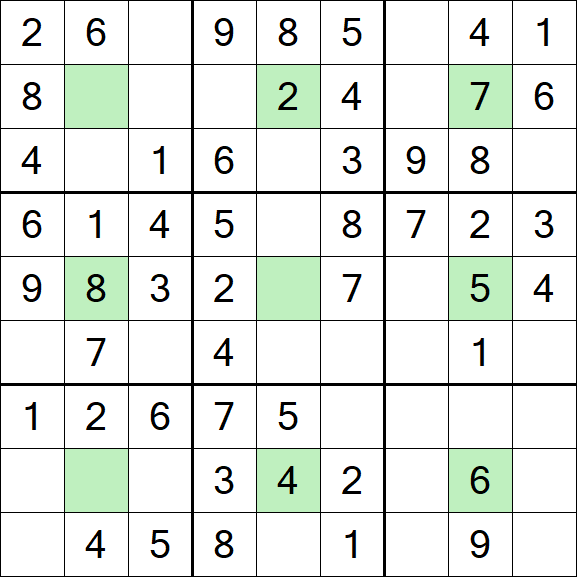 Center Dot Sudoku - Einfach