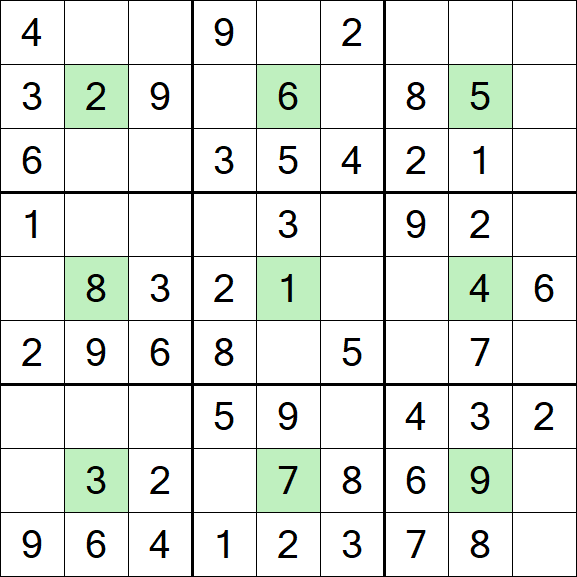 Center Dot Sudoku - Einfach