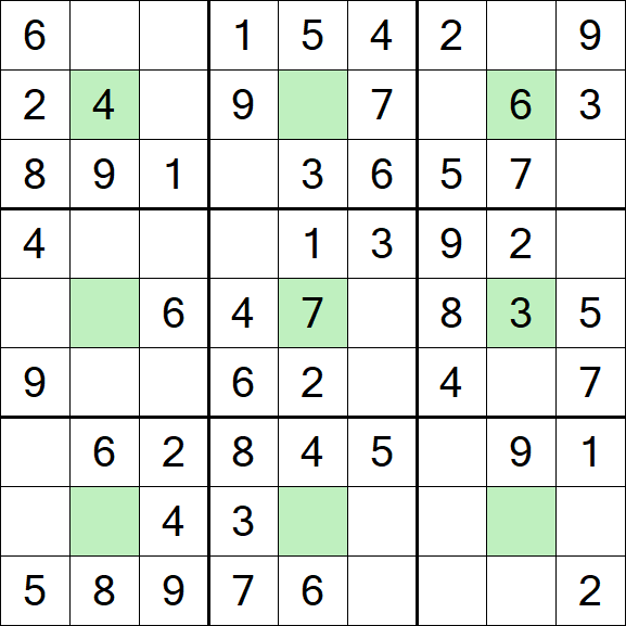 Center Dot Sudoku - Einfach