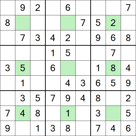 Center Dot Sudoku - Einfach
