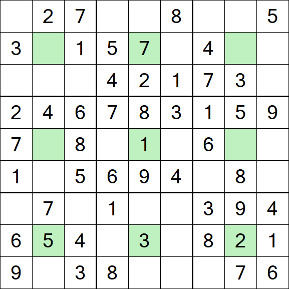 Center Dot Sudoku - Einfach