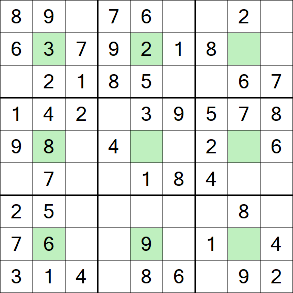 Center Dot Sudoku - Einfach