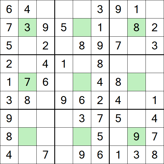 Center Dot Sudoku - Einfach