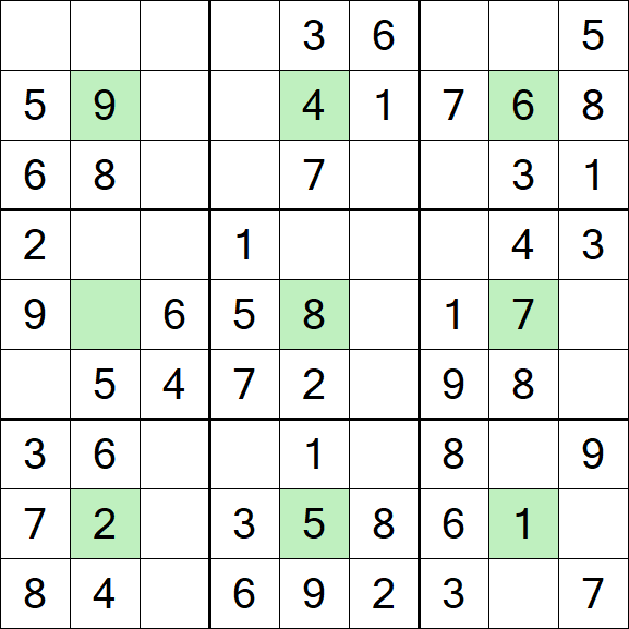 Center Dot Sudoku - Einfach