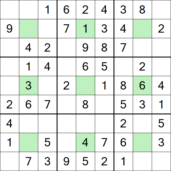 Center Dot Sudoku - Einfach