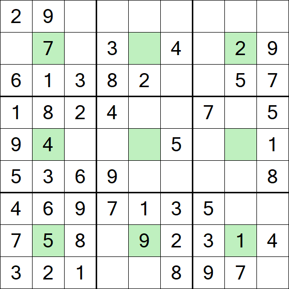 Center Dot Sudoku - Einfach