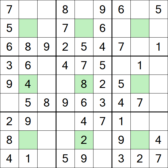 Center Dot Sudoku - Einfach