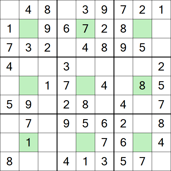 Center Dot Sudoku - Einfach