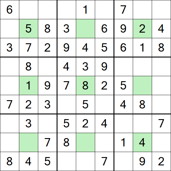 Center Dot Sudoku - Einfach
