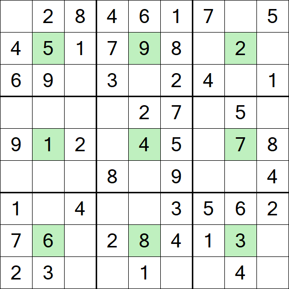 Center Dot Sudoku - Einfach