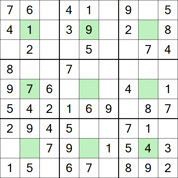Center Dot Sudoku - Einfach