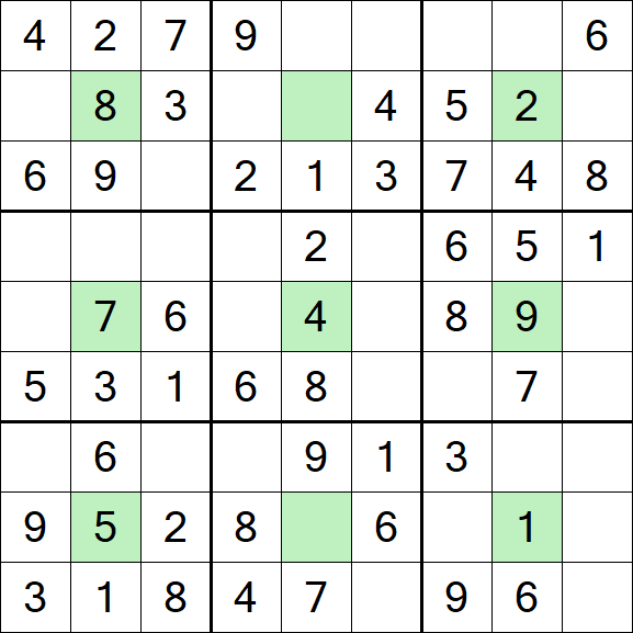 Center Dot Sudoku - Einfach