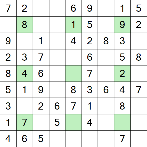 Center Dot Sudoku - Einfach