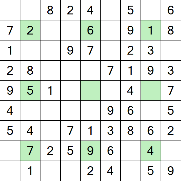 Center Dot Sudoku - Einfach