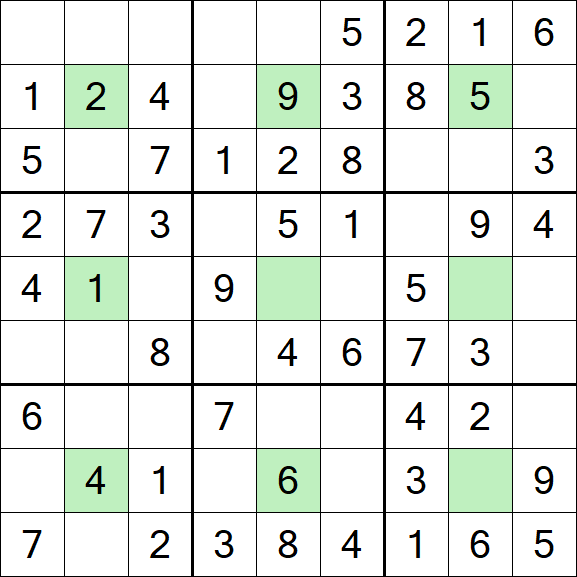 Center Dot Sudoku - Einfach