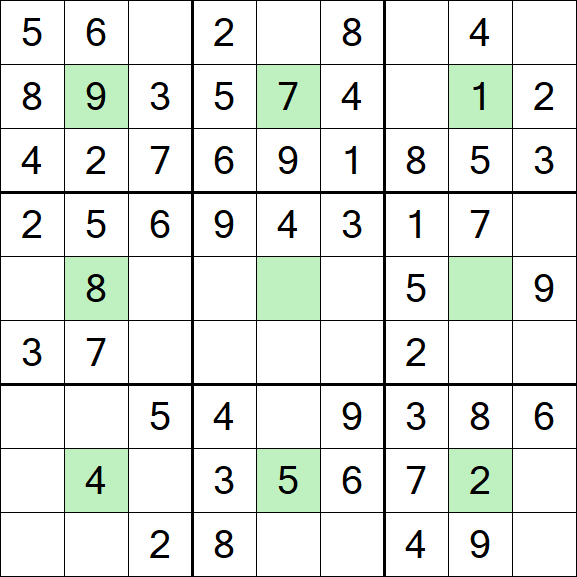 Center Dot Sudoku - Einfach