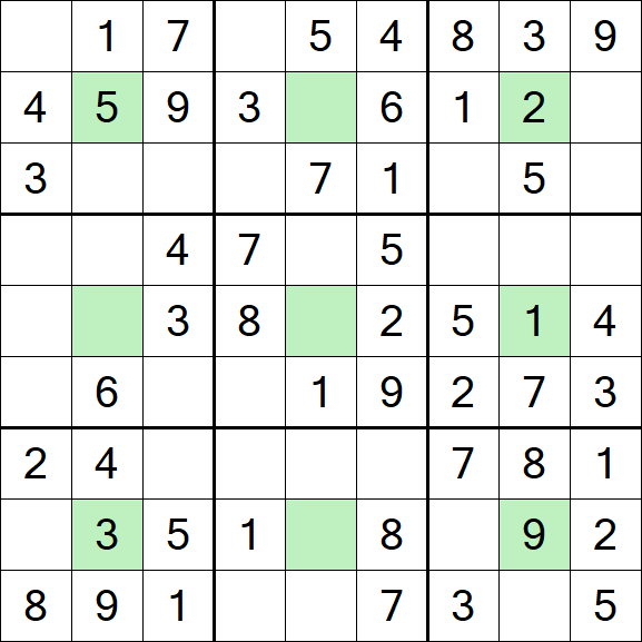 Center Dot Sudoku - Einfach