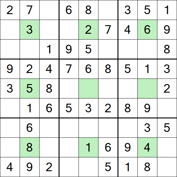 Center Dot Sudoku - Einfach