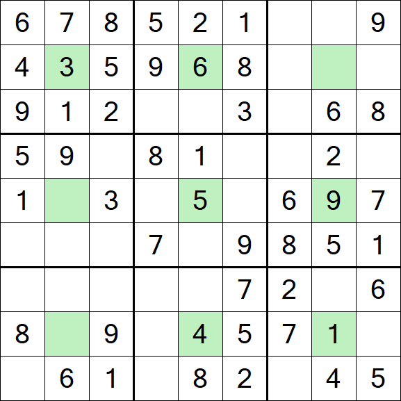 Center Dot Sudoku - Einfach