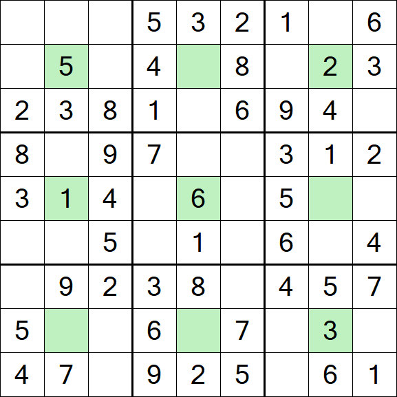 Center Dot Sudoku - Einfach