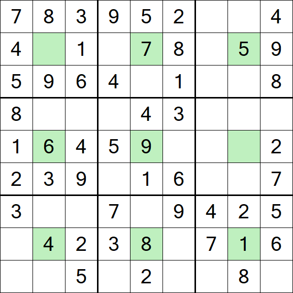 Center Dot Sudoku - Einfach