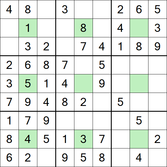 Center Dot Sudoku - Einfach