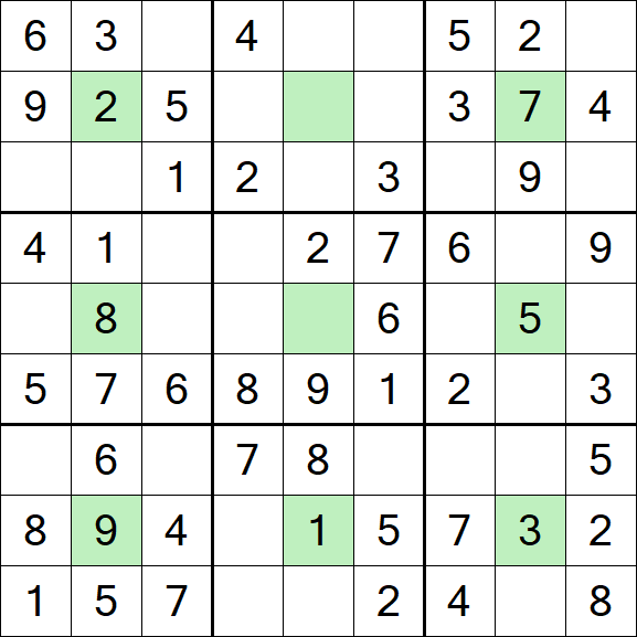 Center Dot Sudoku - Einfach