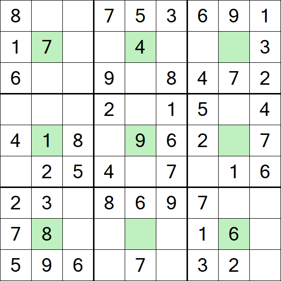 Center Dot Sudoku - Einfach