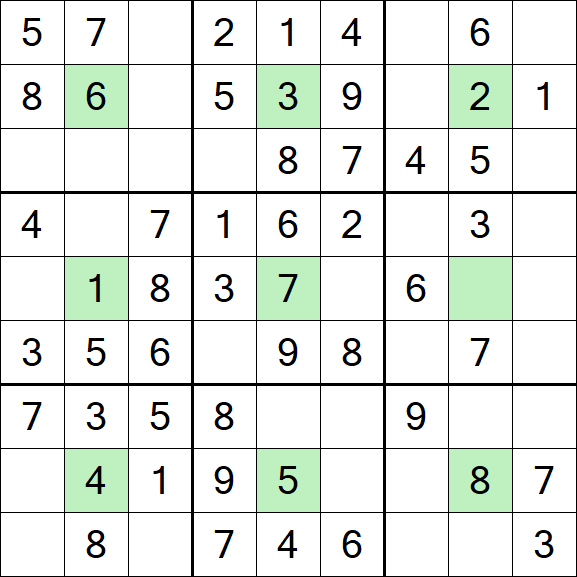 Center Dot Sudoku - Einfach