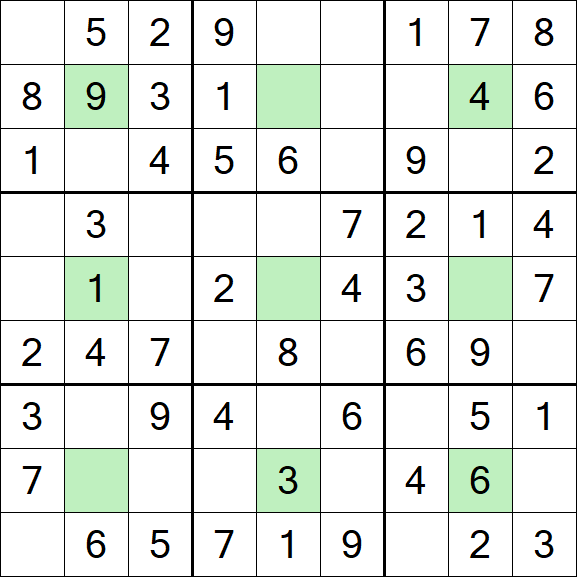 Center Dot Sudoku - Einfach
