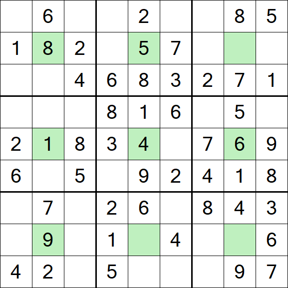 Center Dot Sudoku - Einfach