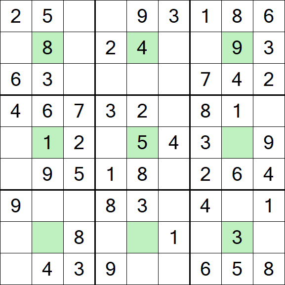 Center Dot Sudoku - Einfach