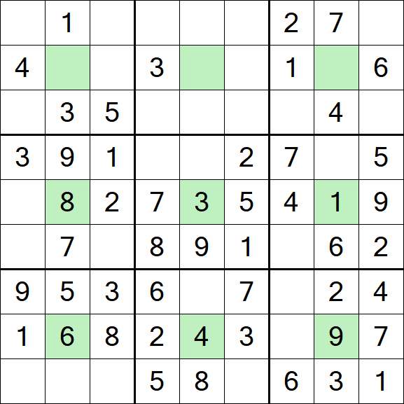 Center Dot Sudoku - Einfach