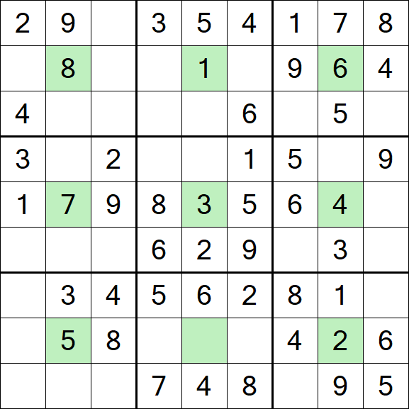 Center Dot Sudoku - Einfach