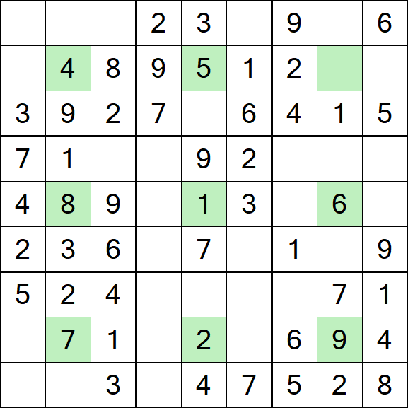 Center Dot Sudoku - Einfach