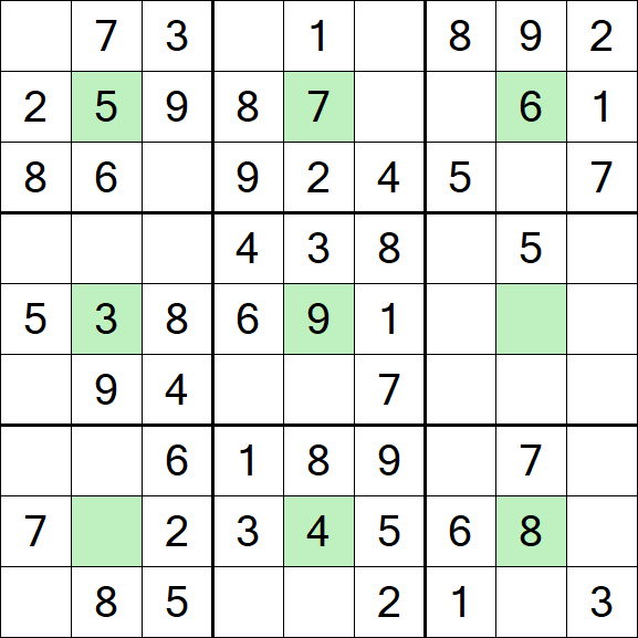 Center Dot Sudoku - Einfach