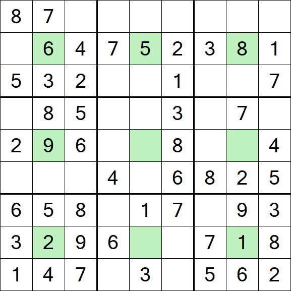Center Dot Sudoku - Einfach