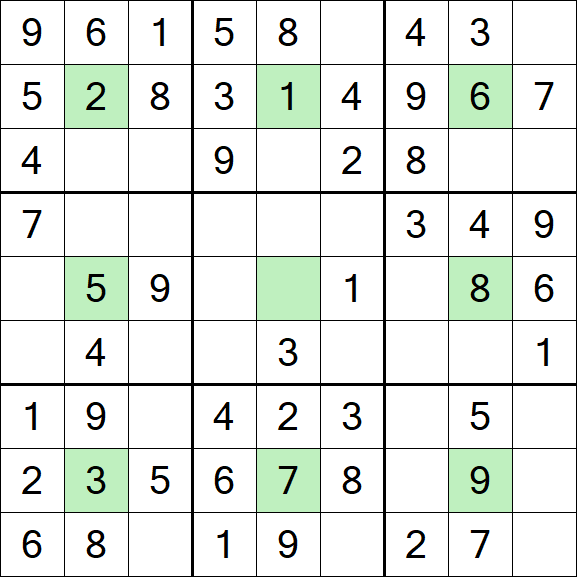 Center Dot Sudoku - Einfach