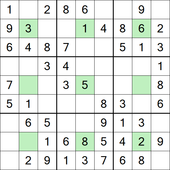 Center Dot Sudoku - Einfach