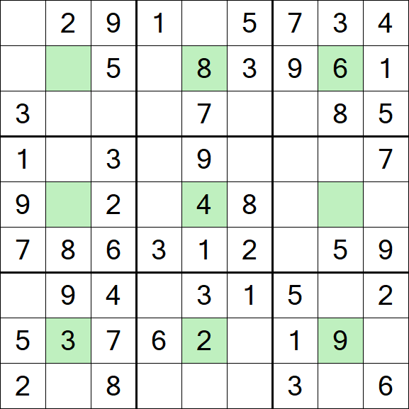 Center Dot Sudoku - Einfach