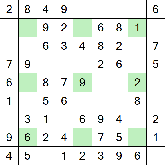 Center Dot Sudoku - Einfach