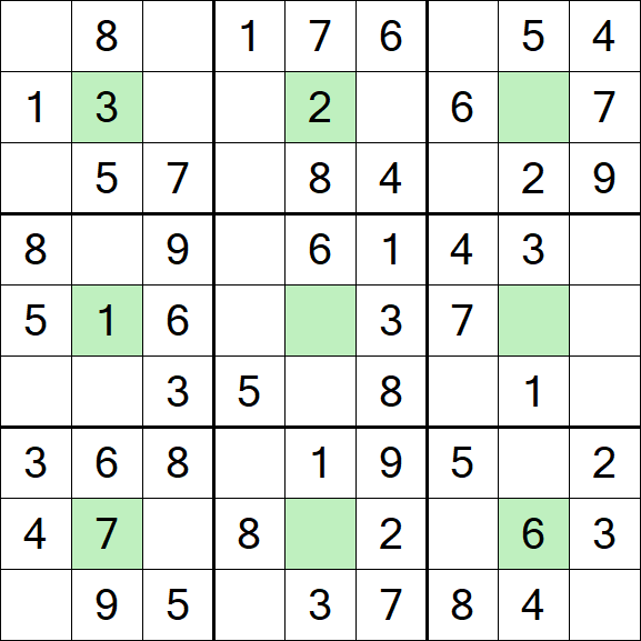 Center Dot Sudoku - Einfach