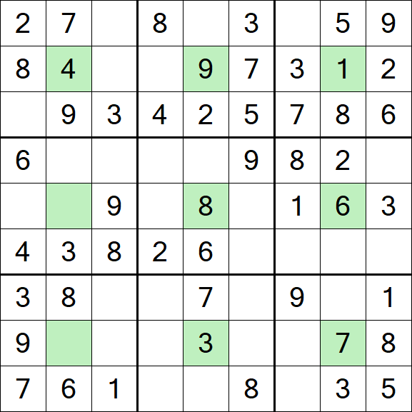 Center Dot Sudoku - Einfach